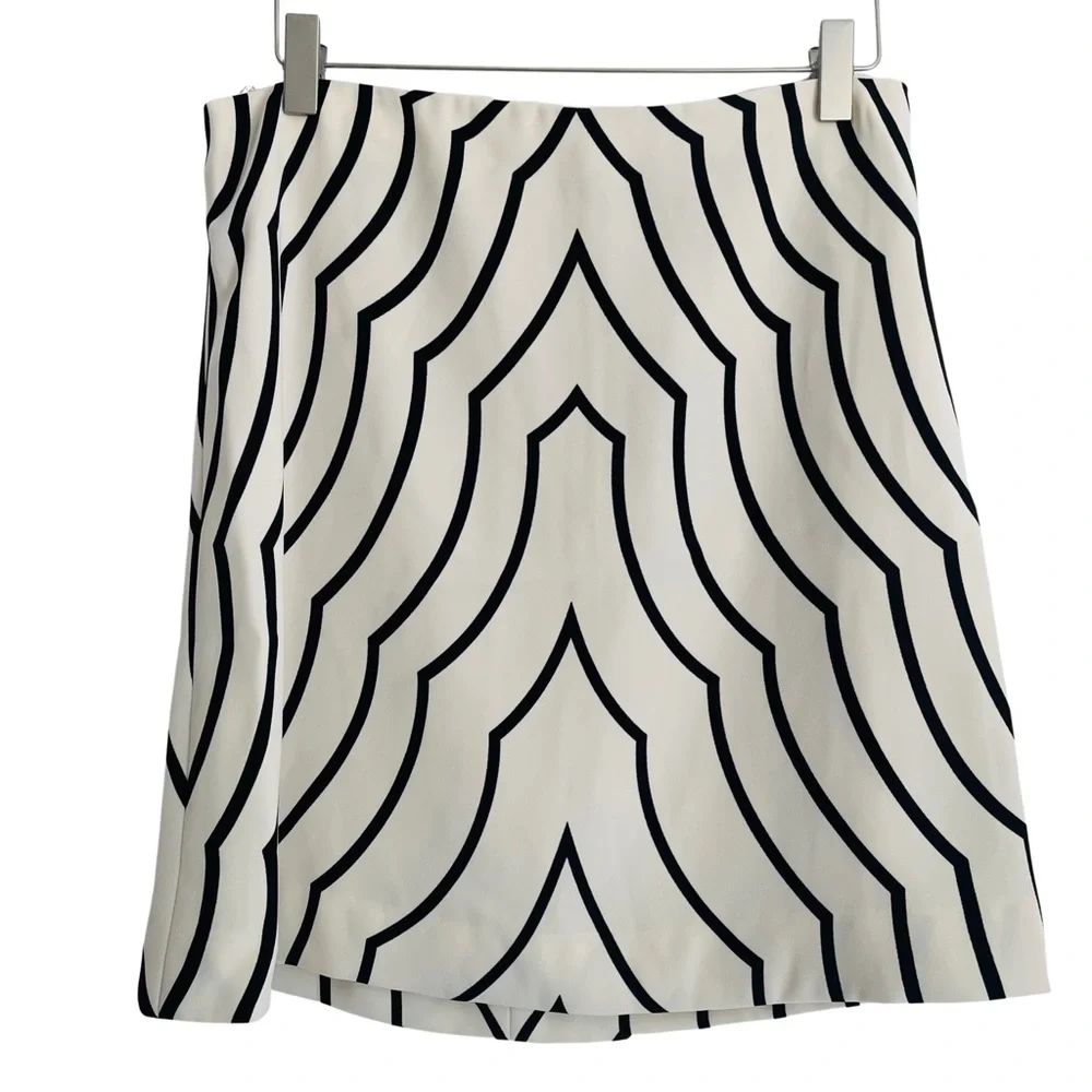 MARC JACOBS NWT Radio Wave Black & White Skirt